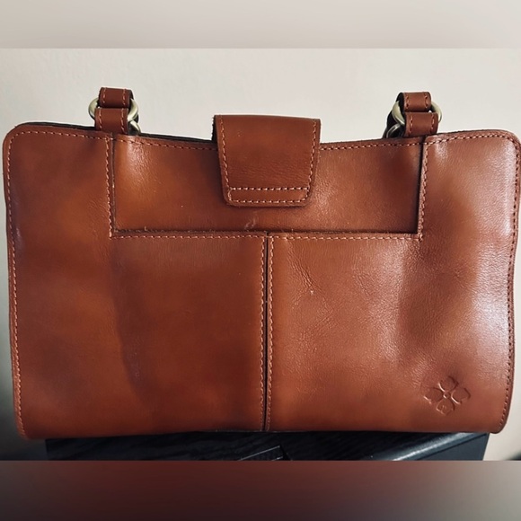 Patricia Nash Rosina Cut Out Tooled Leather Handbag EUC - Picture 3 of 11